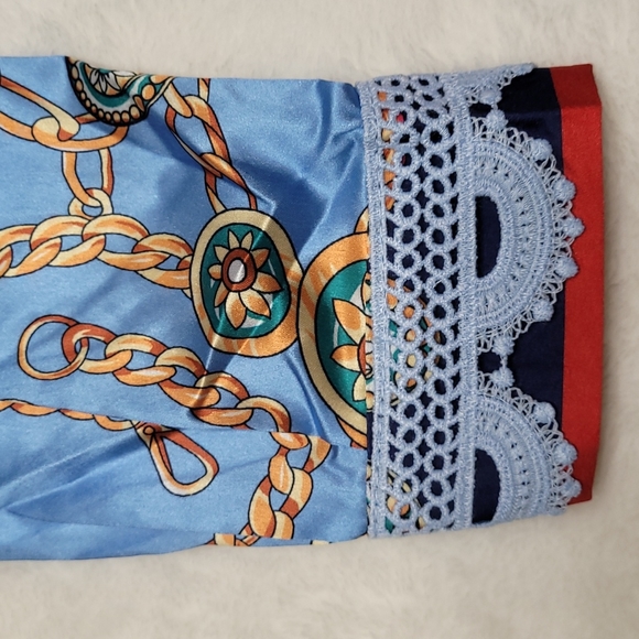 dalia macphee long sleeve bow tie neck pleat skirt dress